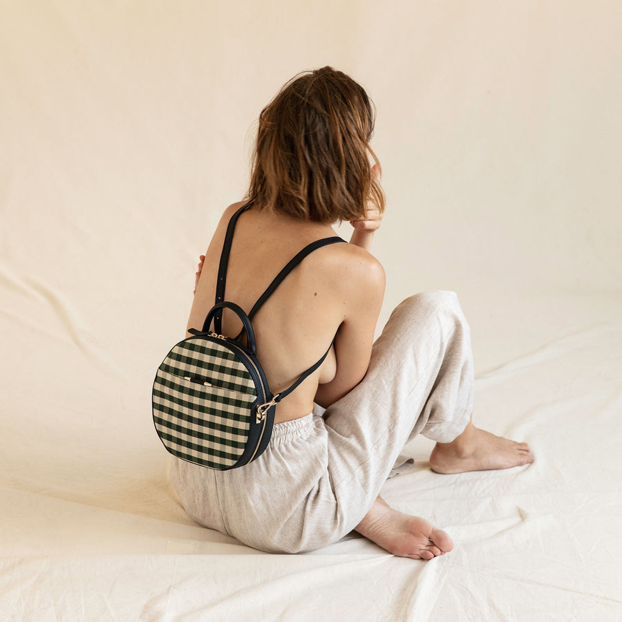 Claude backpack Gingham