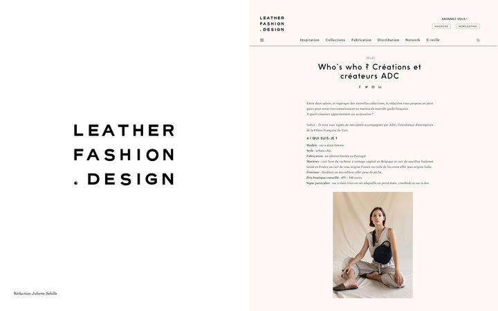 LEATHER FASHION DESIGN